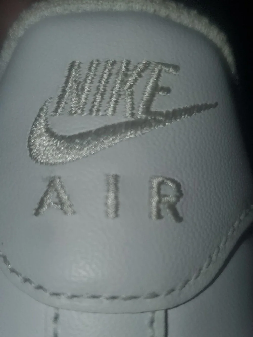 Nike White Low-Top Leather Sneakers